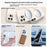 For iPhone 15 Pro Max Case Compatible with MagSafe Ultra Thin Liquid Silicone + PC Phone Cover - Antique White - 3