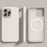For iPhone 14 Pro Max Case Compatible with MagSafe Ultra Thin Liquid Silicone + PC Phone Cover - Antique White - 1