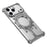 Glacier Series for iPhone 17 Pro Max Bumper Case Rotating Kickstand Metal Phone Cover Compatible with MagSafe - Dark Grey - 1
