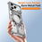 Glacier Series for iPhone 17 Pro Max Bumper Case Rotating Kickstand Metal Phone Cover Compatible with MagSafe - Dark Grey - 7