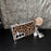 For Samsung Galaxy Z Fold7 5G Case Leopard Print Leather + PC Phone Cover with Guitar Pendant and Strap - Brown - 4