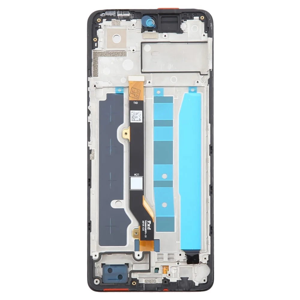 For TECNO Spark 20 Pro KJ6 Grade C LCD Screen and Digitizer Assembly + Frame Part (Without Logo) - 3