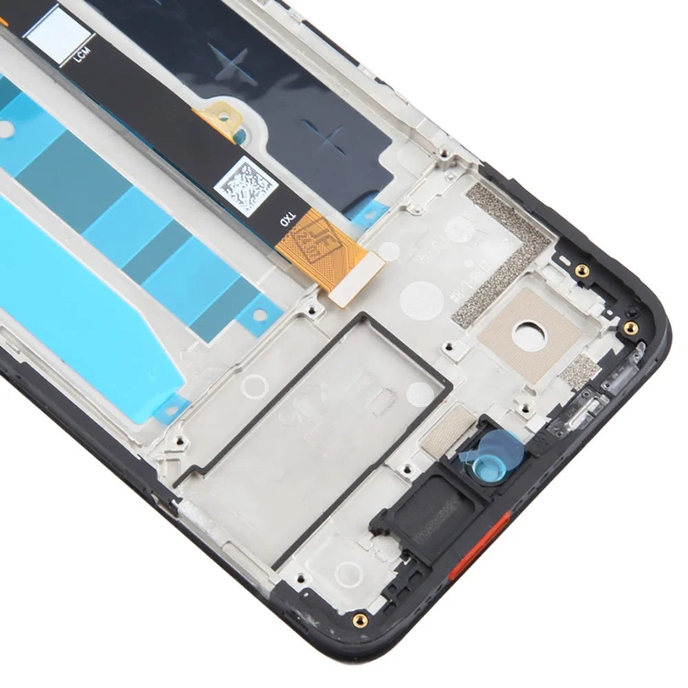 For TECNO Spark 20 Pro KJ6 Grade C LCD Screen and Digitizer Assembly + Frame Part (Without Logo) - 5