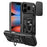 AMORUS For iPhone 17 Pro Case Kickstand PC + TPU Phone Cover with Camera Lens Slider - Black - 1