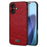 SULADA For iPhone 17 Case PU Leather + TPU + PC Back Phone Cover - Red - 1