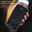 SULADA For iPhone 17 Pro Case PU Leather + TPU + PC Back Phone Cover - Black - 5