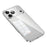 SULADA For iPhone 17 Pro Max Case Ultra Thin Electroplated TPU Clear Phone Cover - Silver - 1