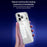 SULADA For iPhone 17 Pro Max Case Ultra Thin Electroplated TPU Clear Phone Cover - Silver - 6