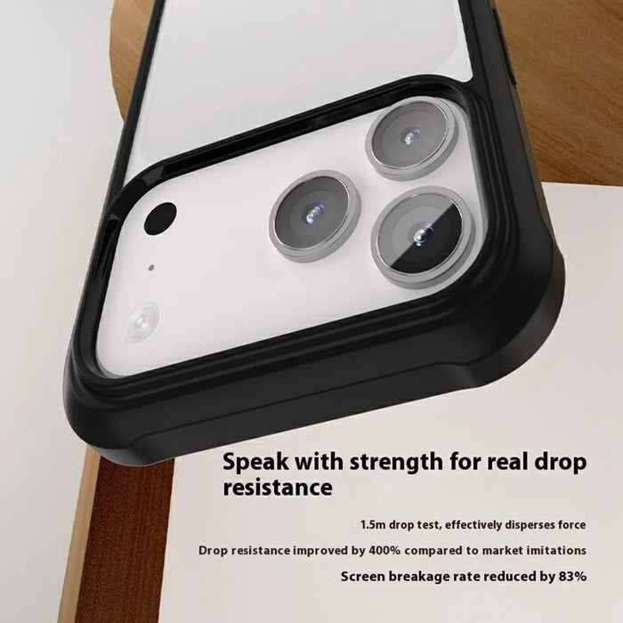 For iPhone 17 Pro Case Double-Sided Tempered Glass + Silicone + TPU Phone Cover - Midnight Green - 4