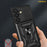 AMORUS For Samsung Galaxy S25+ Case Kickstand PC + TPU Phone Cover with Camera Lens Slider - Blue - 5