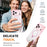 For iPhone 17 Pro Case Skin Touch Solid Color TPU + PC Phone Cover with Magnetic Kickstand - Pink - 6