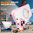 For iPhone 17 Case Skin Touch Solid Color TPU + PC Phone Cover with Magnetic Kickstand - Pink - 5