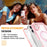 For iPhone 17 Case Skin Touch Solid Color TPU + PC Phone Cover with Magnetic Kickstand - Pink - 6