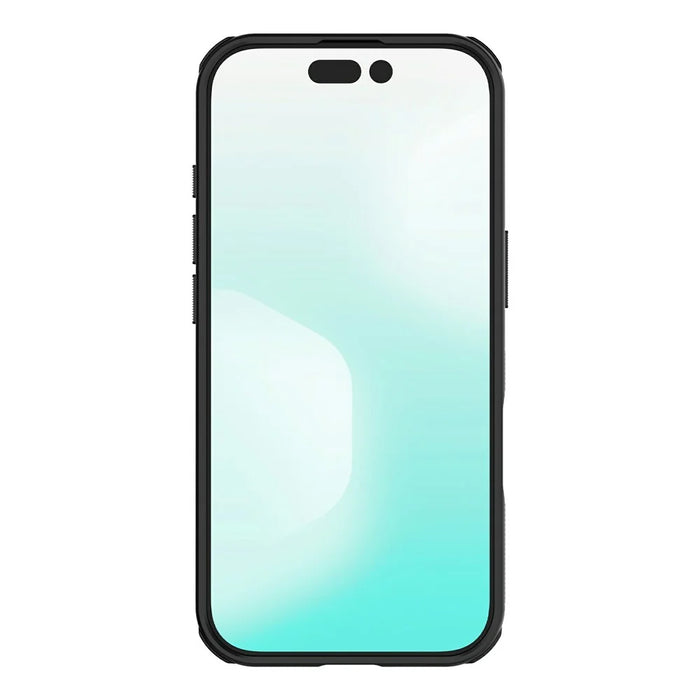 NILLKIN Frosted Shield Pro for iPhone 17 Case Compatible with MagSafe PC + TPU Phone Cover - Transparent Black - 3