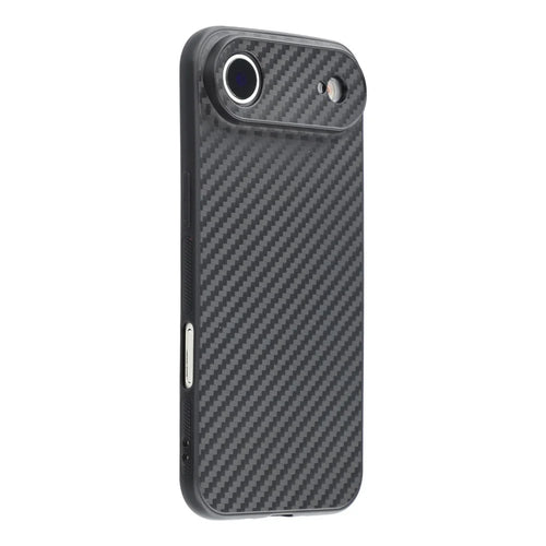 For iPhone Air Case Flexible TPU Carbon Fiber Texture Shockproof Phone Cover - 1