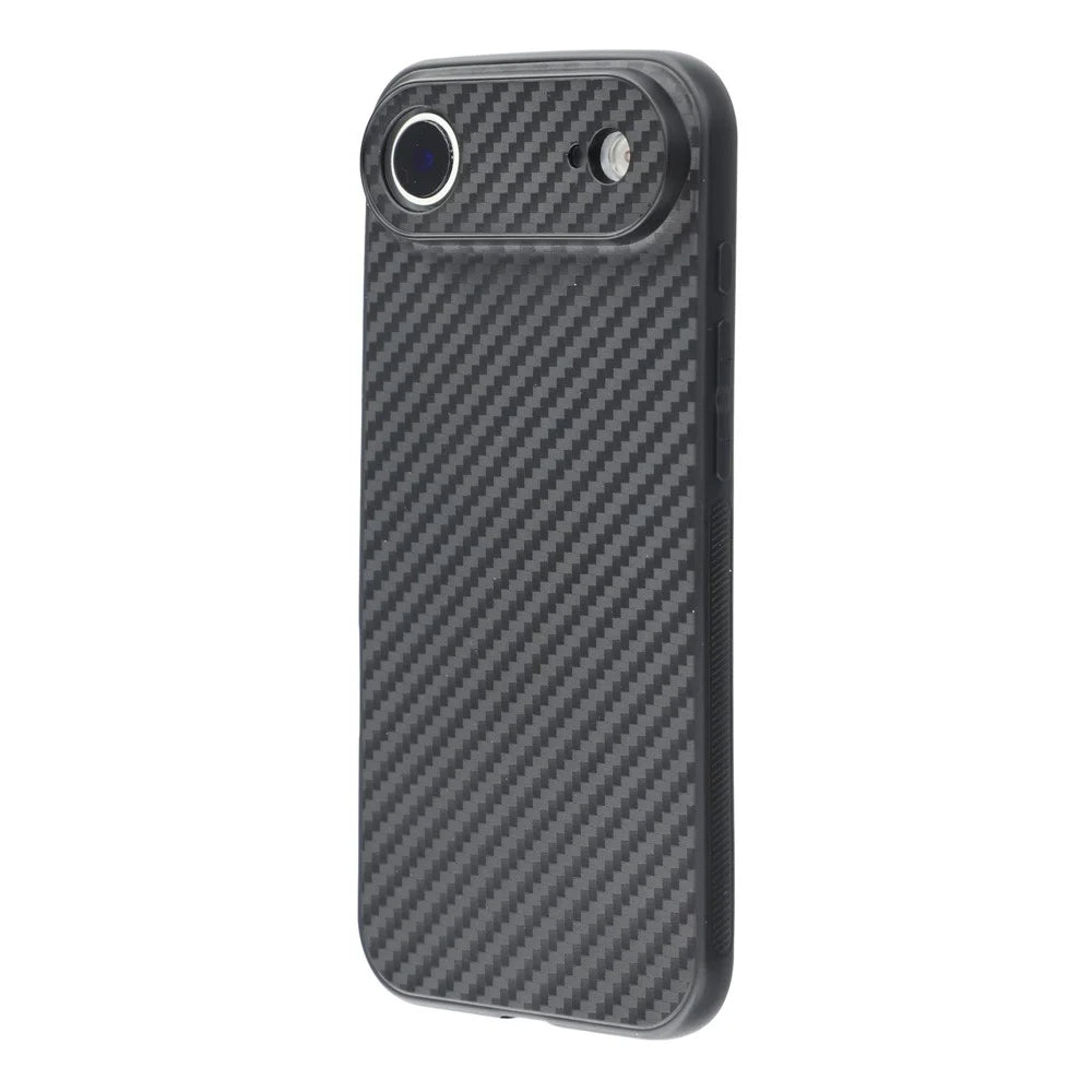 For iPhone Air Case Flexible TPU Carbon Fiber Texture Shockproof Phone Cover - 4