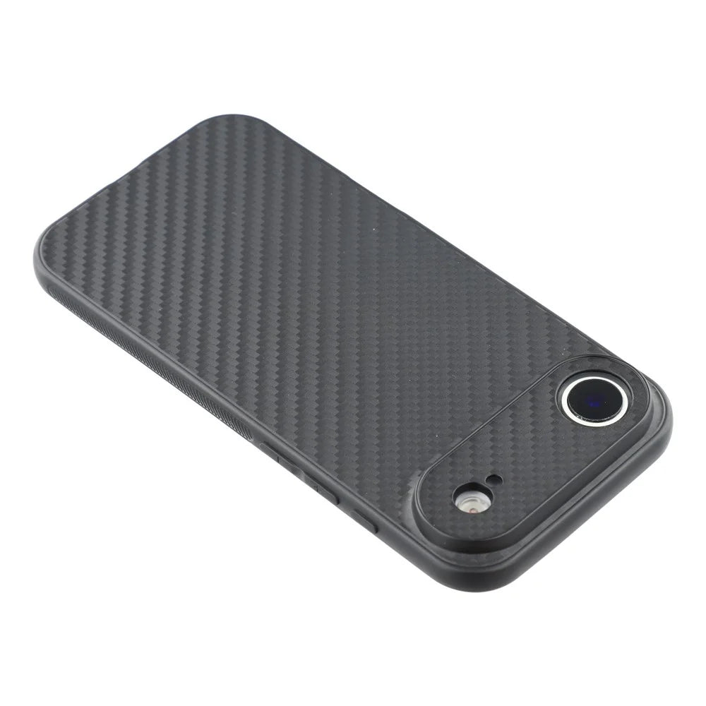 For iPhone Air Case Flexible TPU Carbon Fiber Texture Shockproof Phone Cover - 6