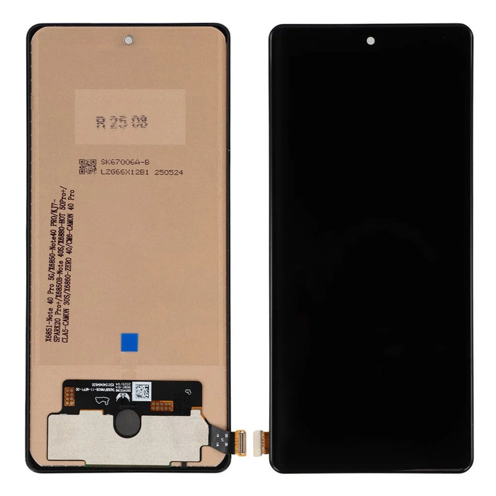 For TECNO Camon 30S 4G / 30S Pro 4G / 40 Pro 4G Grade C LCD Screen and Digitizer Assembly (In-Cell / Not Support Under-Screen Fingerprint) (without Logo) - 1
