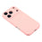 For iPhone 17 Pro Case Skin-Touch Rubberized Hard PC Phone Cover - Pink - 4