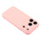 For iPhone 17 Pro Case Skin-Touch Rubberized Hard PC Phone Cover - Pink - 5