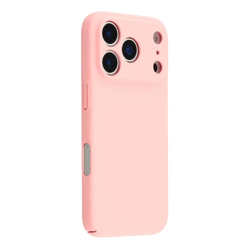 For iPhone 17 Pro Max Case Skin-Touch Rubberized Hard PC Phone Cover - Pink - 1