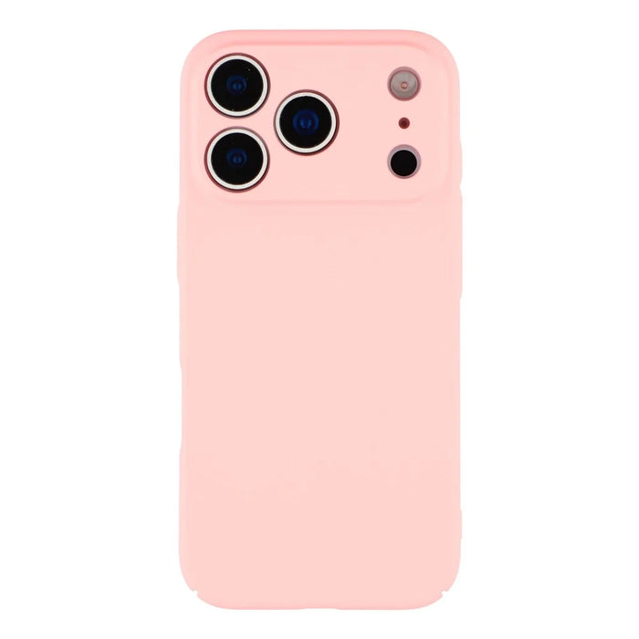 For iPhone 17 Pro Max Case Skin-Touch Rubberized Hard PC Phone Cover - Pink - 3