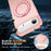 For iPhone Air Case Magnetic Kickstand TPU + PC Shockproof Hybrid Phone Cover - Pink - 5