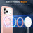 For iPhone 17 Pro Case Magnetic Kickstand TPU + PC Shockproof Hybrid Phone Cover - Pink - 3