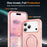 For iPhone 17 Pro Case Magnetic Kickstand TPU + PC Shockproof Hybrid Phone Cover - Pink - 6