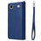 For iPhone Air Magnetic Leather Case Mobile Cover with Detachable Zipper Wallet Strap - Blue - 7