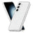 For Samsung Galaxy S25 FE Case Sparkly Powder Glitter Shiny Soft TPU + Hard PC Back Cover - White - 4