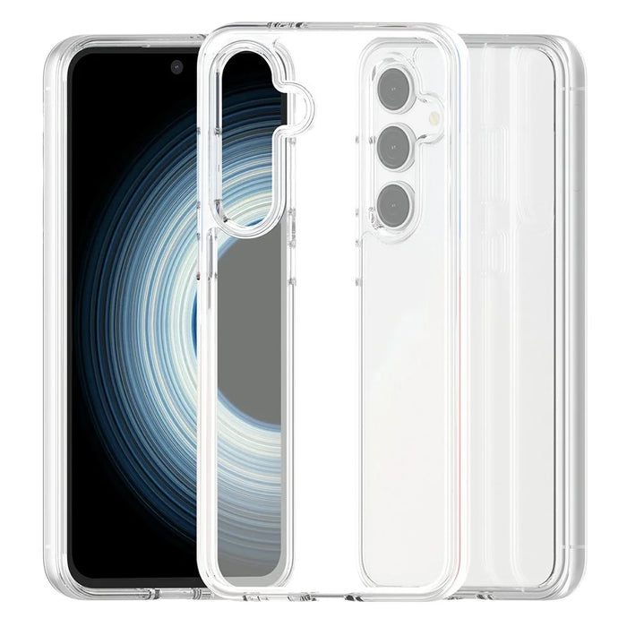 For Samsung Galaxy S25 FE Case PC + TPU Shockproof Clear Phone Cover - Transparent - 4