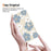 For iPhone Air Wallet Case Pattern Printing Leather Stand Phone Cover with Strap - Blue Daisy - 5