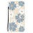 For Samsung Galaxy S25 / S24 Wallet Case Pattern Printing Leather Stand Phone Cover with Strap - Blue Daisy - 7