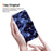For Samsung Galaxy A56 5G Wallet Case Pattern Printing Leather Stand Phone Cover with Strap - Ink Blue Flower - 5