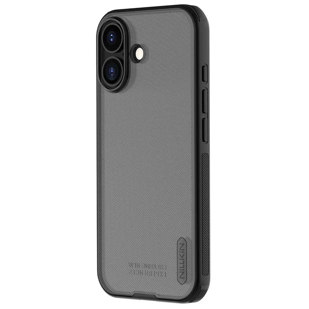 NILLKIN Super Frosted Shield Pro For iPhone 17 Case Matte PC TPU Clear Black Phone Back Cover - 2