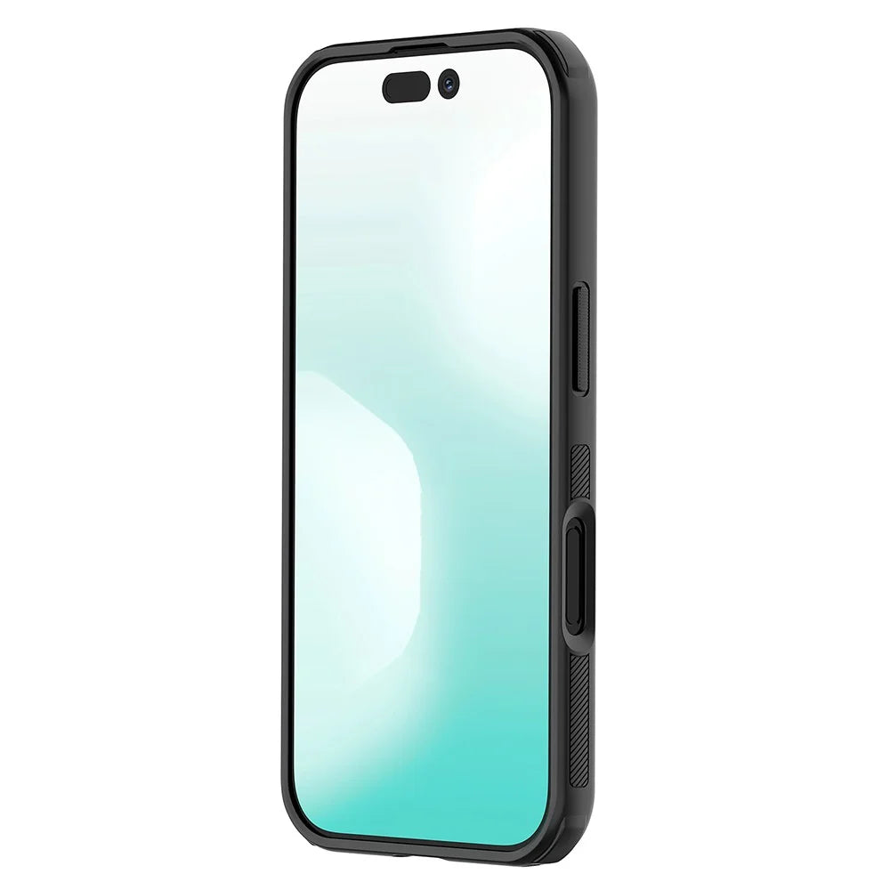 NILLKIN Super Frosted Shield Pro For iPhone 17 Case Matte PC TPU Clear Black Phone Back Cover - 3