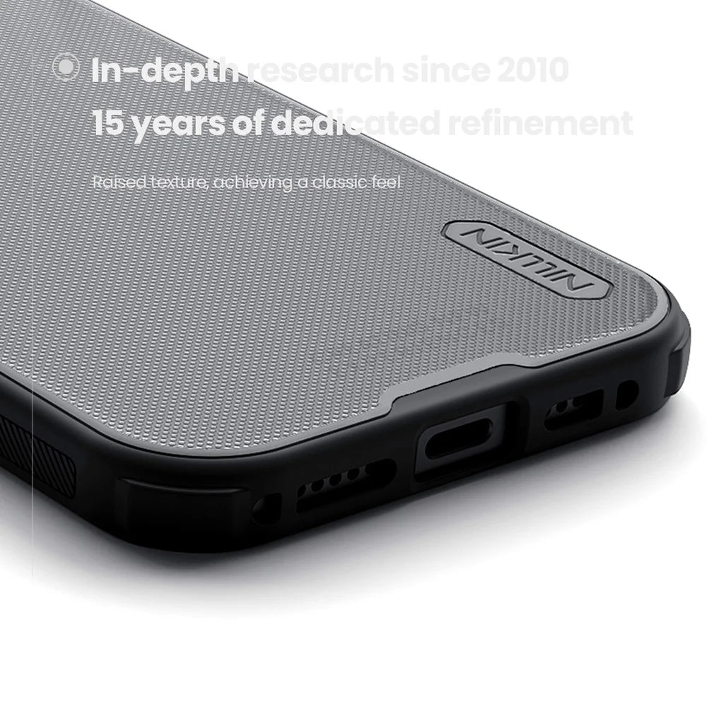 NILLKIN Super Frosted Shield Pro For iPhone 17 Case Matte PC TPU Clear Black Phone Back Cover - 7