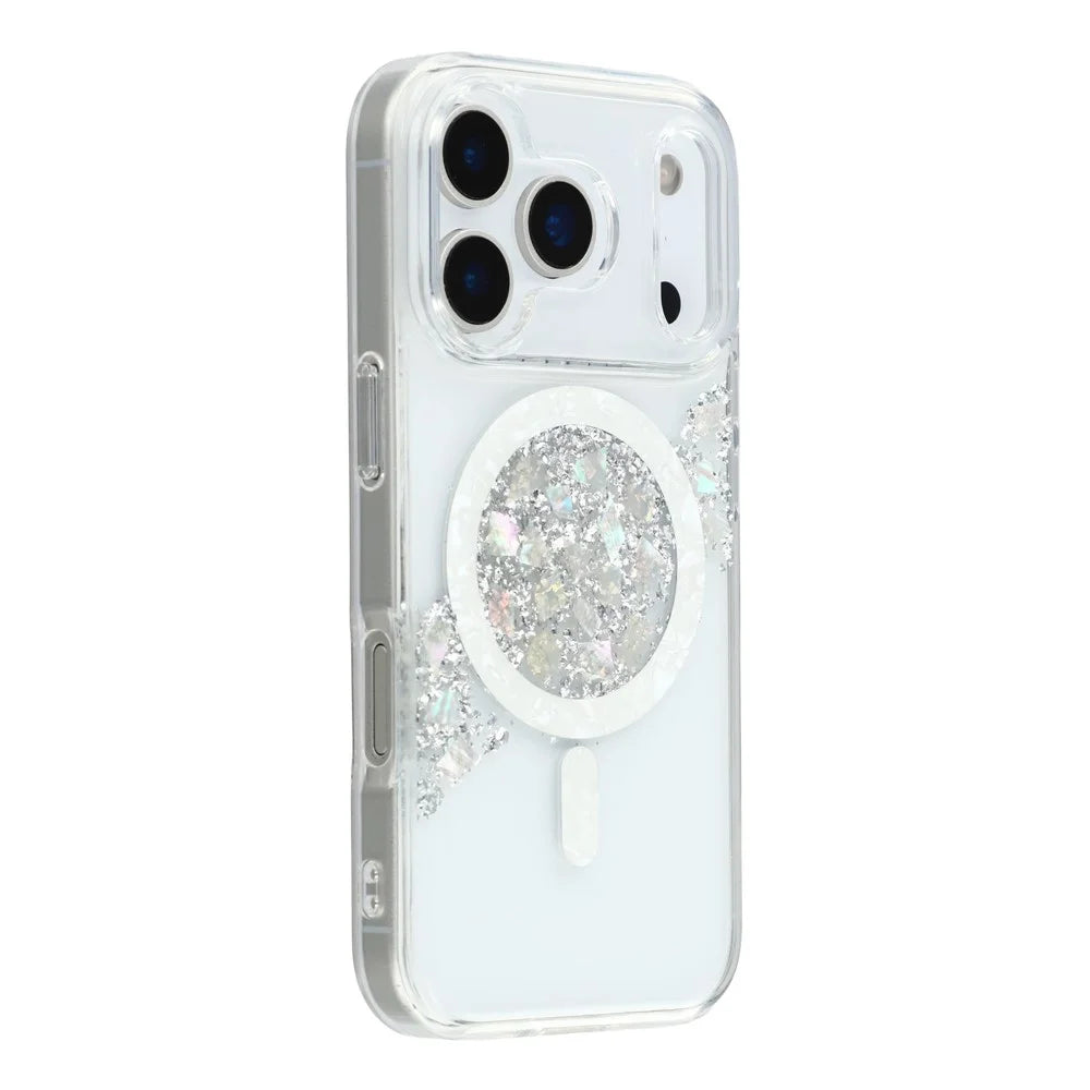 JAUCASE For iPhone 17 Pro Magnetic Case Shell Epoxy Design TPU + PC Phone Back Cover - 1