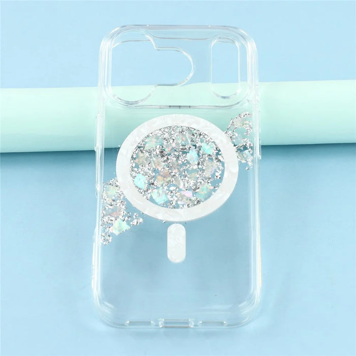 JAUCASE For iPhone 17 Pro Max Magnetic Case Shell Epoxy Design TPU + PC Phone Back Cover - 6