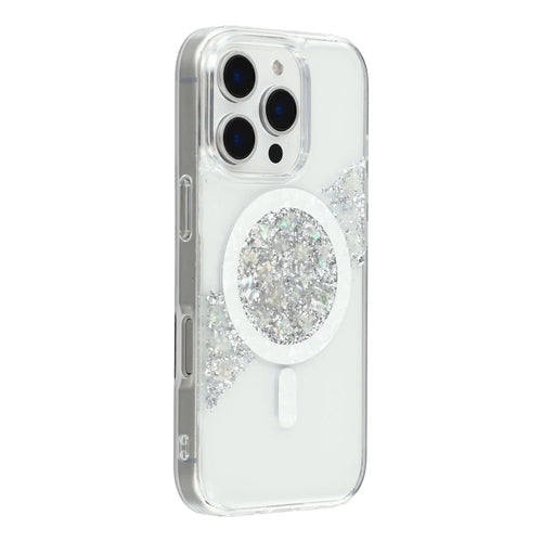 JAUCASE For iPhone 16 Pro Max Magnetic Case Shell Epoxy Design TPU + PC Phone Back Cover - 1
