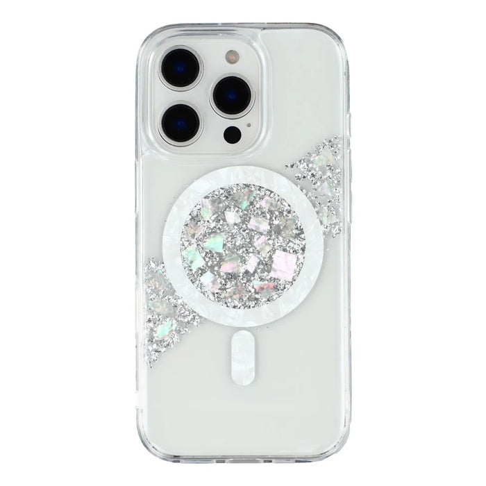JAUCASE For iPhone 16 Pro Max Magnetic Case Shell Epoxy Design TPU + PC Phone Back Cover - 3