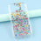 JAUCASE For iPhone 17 Pro Case Natural Colorful Stone Epoxy TPU PC Phone Back Cover - White - 6