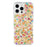 JAUCASE For iPhone 16 Pro Max Case Natural Colorful Stone Epoxy TPU PC Phone Back Cover - Gold - 3