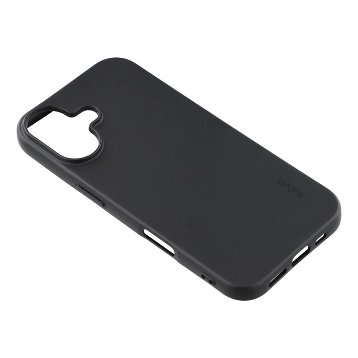 X-LEVEL Guardian Series For iPhone 17 Case Soft TPU Frosted Protective Phone Cover - Black - 4