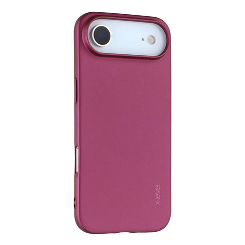 X-LEVEL Guardian Series For iPhone Air Case Soft TPU Frosted Protective Phone Cover - Wine Red - 1