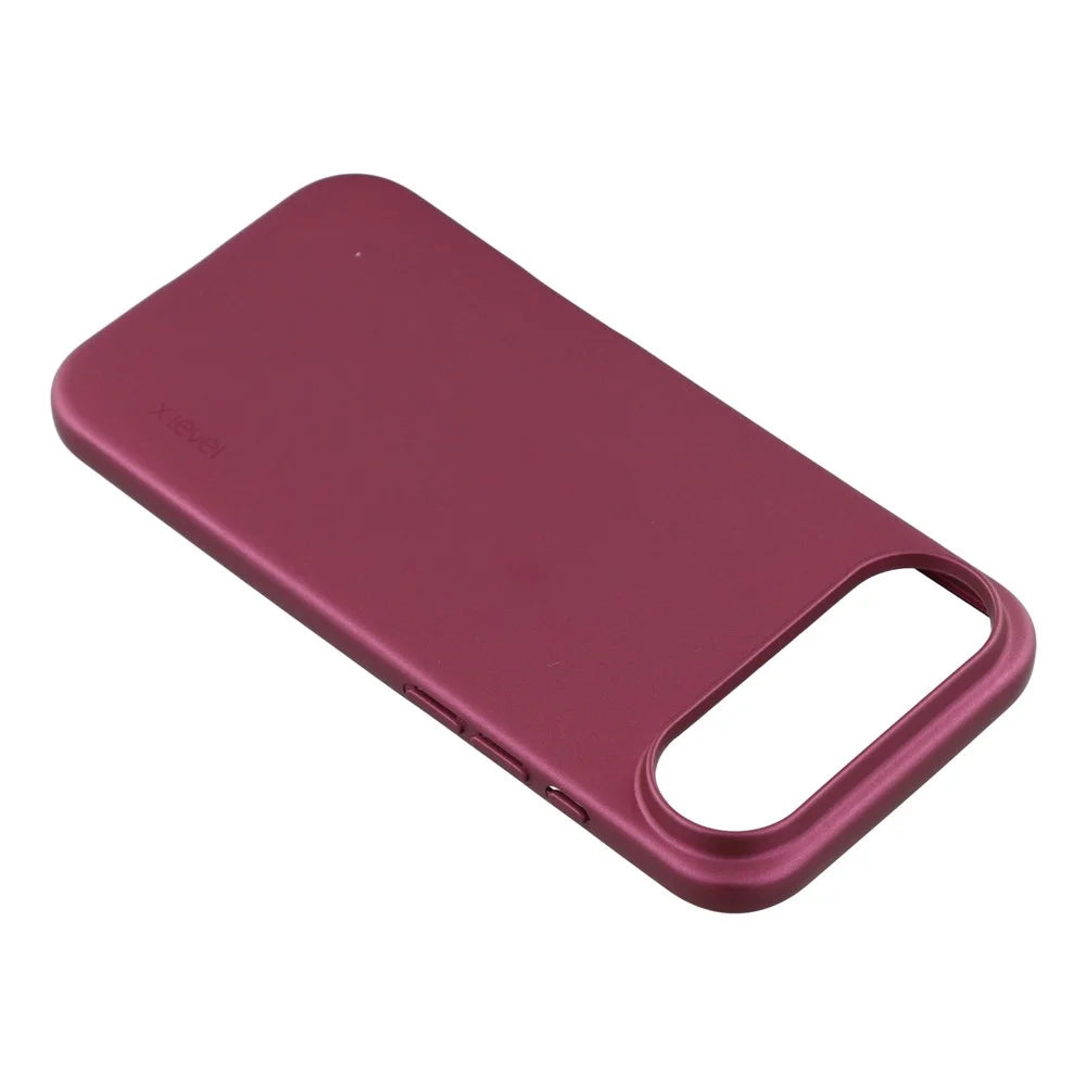 X-LEVEL Guardian Series For iPhone Air Case Soft TPU Frosted Protective Phone Cover - Wine Red - 5