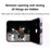 For Samsung Galaxy Z Flip7 5G Case Skin-touch PC + TPU Phone Cover with Ring Holder - Gradient Purple - 4