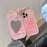 For iPhone 16 Pro Max Silicone Case Cute Flip Mirror Kickstand Shockproof Phone Back Cover - 2
