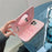 For iPhone 16 Pro Max Silicone Case Cute Flip Mirror Kickstand Shockproof Phone Back Cover - 5